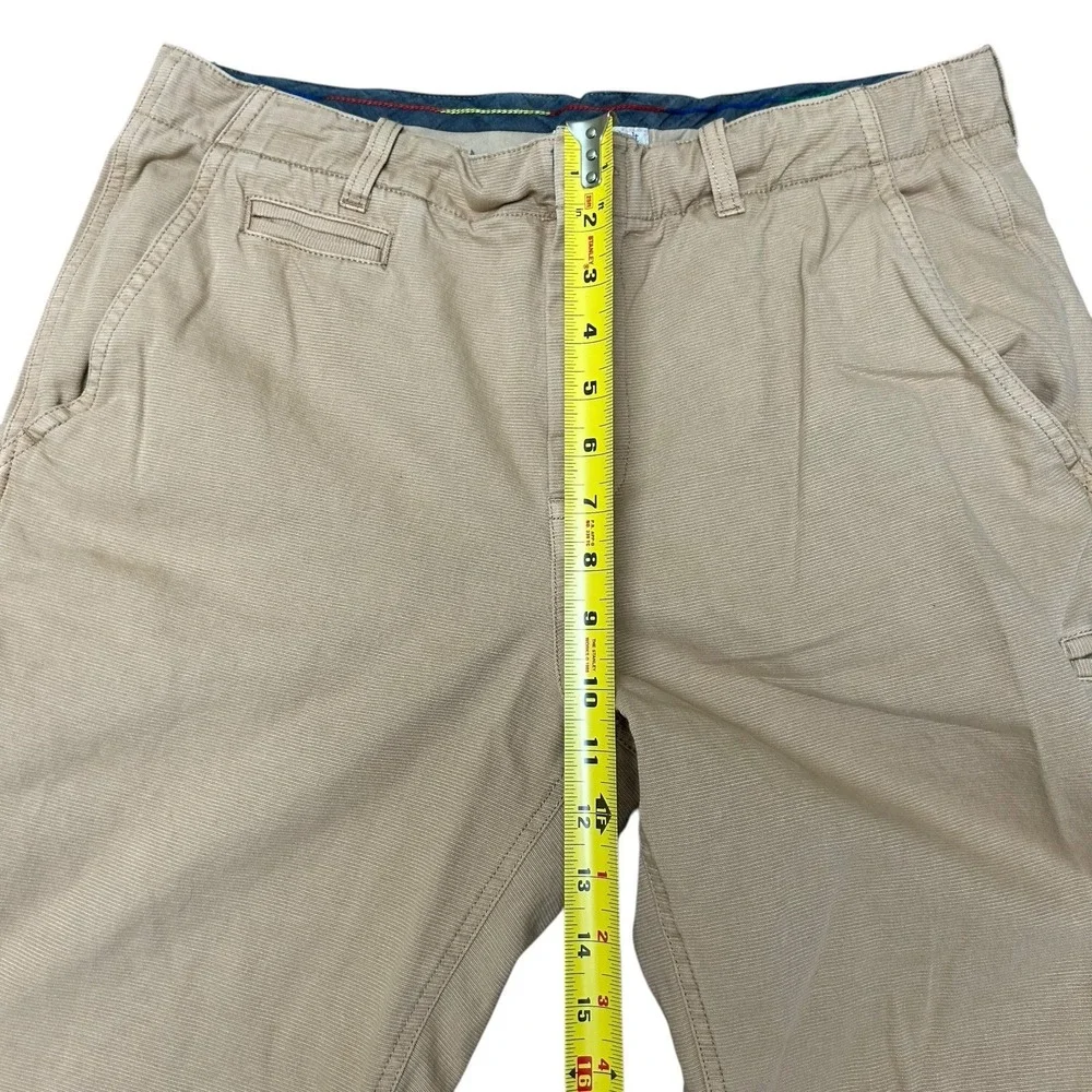 Carbon 2 Cobalt Pants Mens Size 33x32 Beige Texture Rip Stop Khaki Career Casual